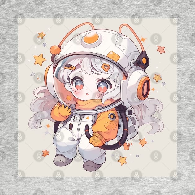 chibi astronaut girl by WabiSabi Wonders